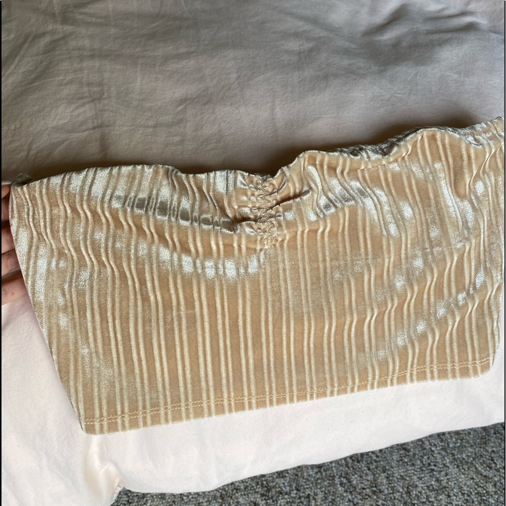 Velvet crop top from cotton candy la